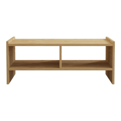 Τραπέζι σαλονιού Tiena pakoworld σε oak απόχρωση 90x50x35εκ