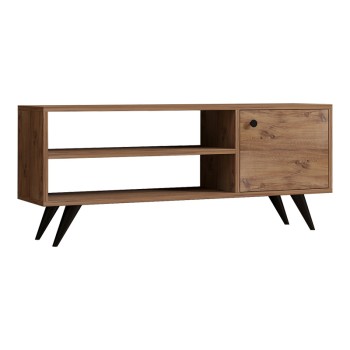 Έπιπλο τηλεόρασης Wison pakoworld σε sonoma απόχρωση 120x29x50εκ