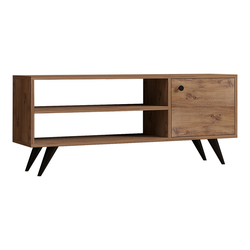 Έπιπλο τηλεόρασης Wison pakoworld σε sonoma απόχρωση 120x29x50εκ