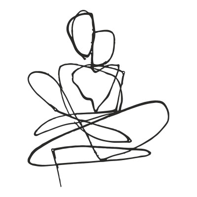 Διακοσμητικό τοίχου Emensa pakooworld μαύρο μεταλλικό 40x0,15x50εκ