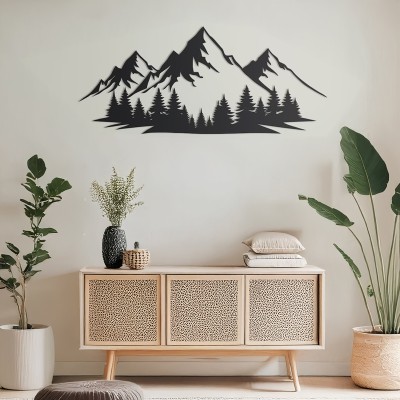 Διακοσμητικό τοίχου Onfia pakooworld μαύρο μεταλλικό 70x0,15x30εκ