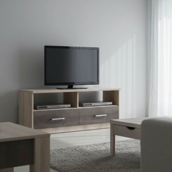 Έπιπλο τηλεόρασης OLYMPUS pakoworld χρώμα castillo-toro 120x39,5x50εκ