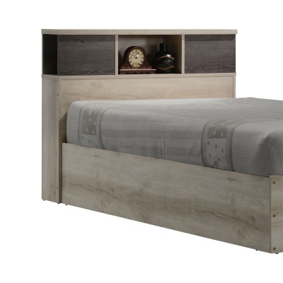 Κρεβάτι OLYMPUS pakoworld σε χρώμα castillo-toro 120x200εκ