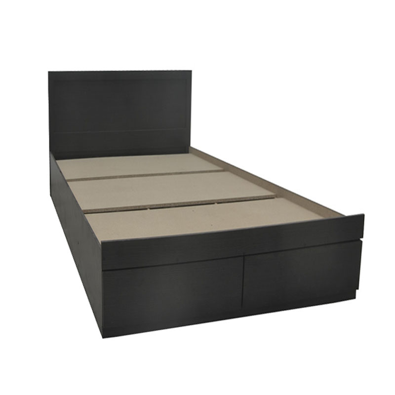 Κρεβάτι Olympus pakoworld με συρτάρι σε wenge απόχρωση 100x200εκ