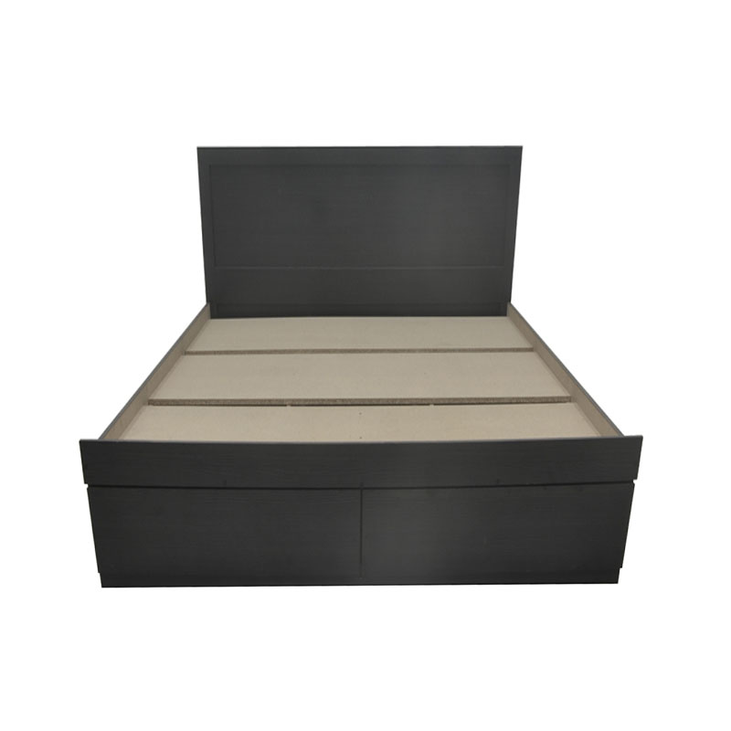 Κρεβάτι Olympus pakoworld με συρτάρι σε wenge απόχρωση 100x200εκ