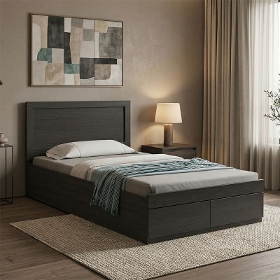 Κρεβάτι Olympus pakoworld με συρτάρι σε wenge απόχρωση 100x200εκ