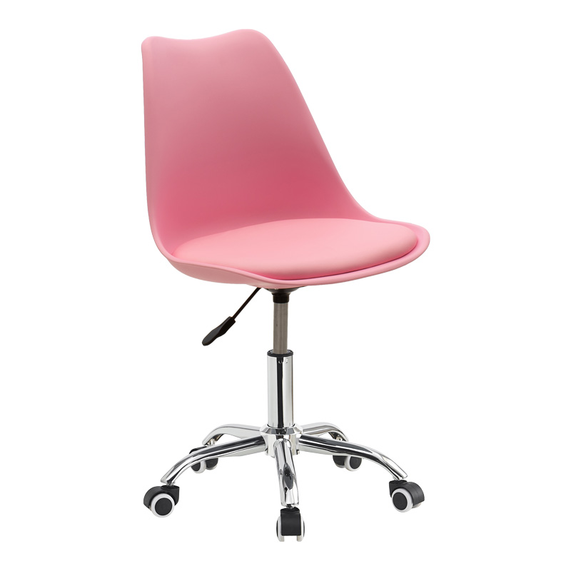 Καρέκλα γραφείου εργασίας Gaston II pakoworld PP-PU ροζ