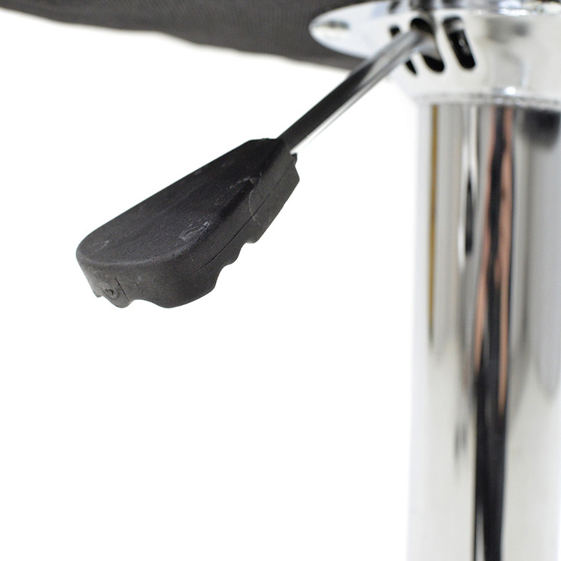 Σκαμπό μπαρ Balina pakoworld πτυσσόμενο λευκό pu-μέταλλο χρωμίου 52x53x109εκ | 2 τμχ