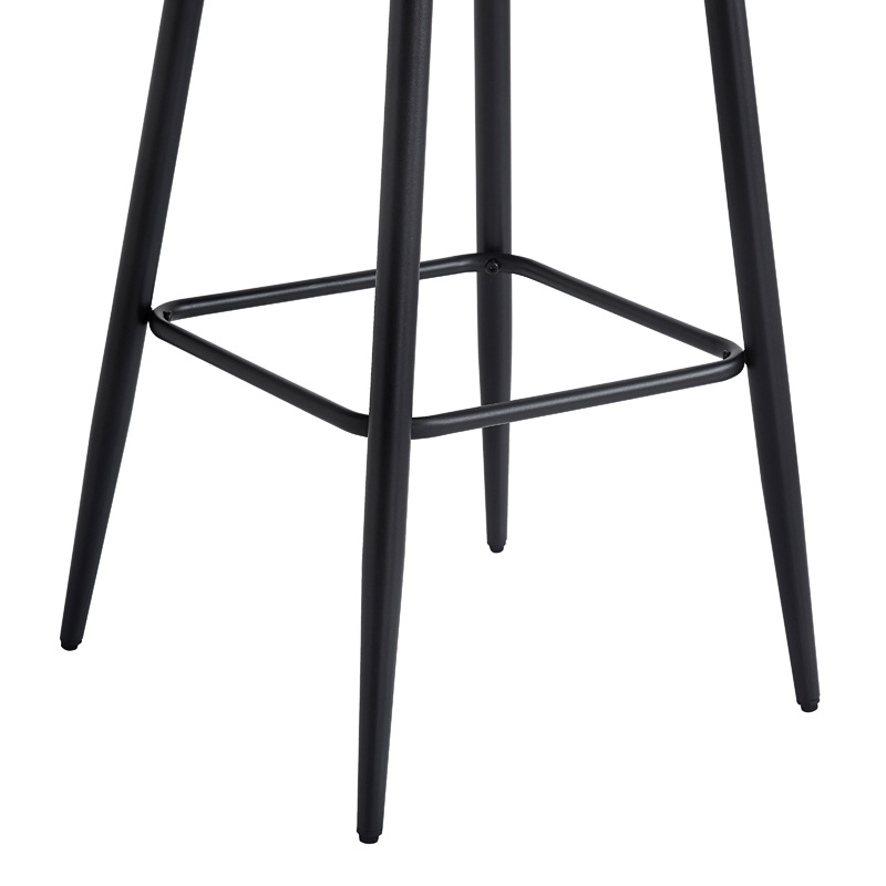 Σκαμπό μπαρ Velva pakoworld βελούδο σε σάπιο μήλο απόχρωση 46x45x113εκ | 2 τμχ