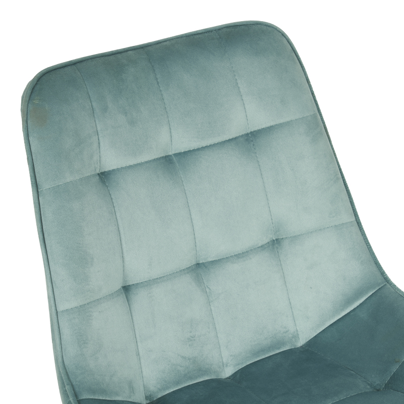 Καρέκλα Berne pakoworld βελούδο σε φυστικί απόχρωση 53x62x84εκ | 4 τμχ