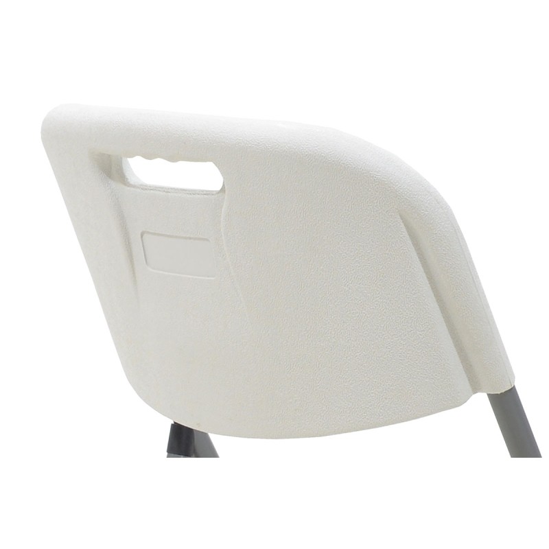 Καρέκλα catering-συνεδρίου πτυσσόμενη Edison pakoworld χρώμα λευκό | 4 τμχ