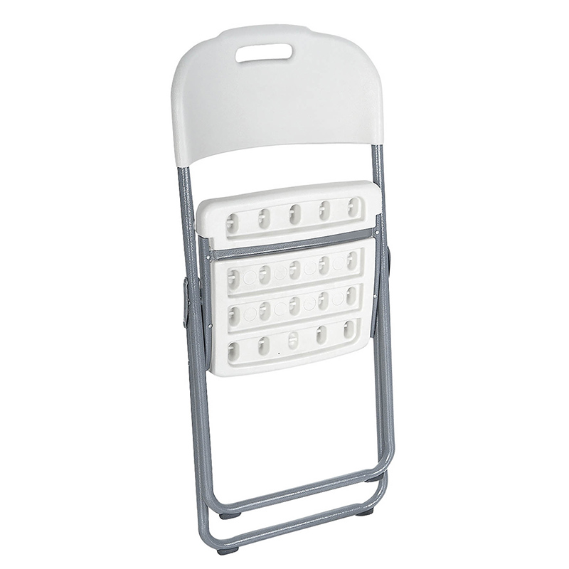 Καρέκλα catering-συνεδρίου πτυσσόμενη Edison pakoworld χρώμα λευκό | 4 τμχ