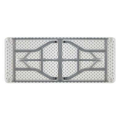 Τραπέζι catering Rodeo pakoworld πτυσσόμενο-βαλίτσα λευκό 240x76x74εκ