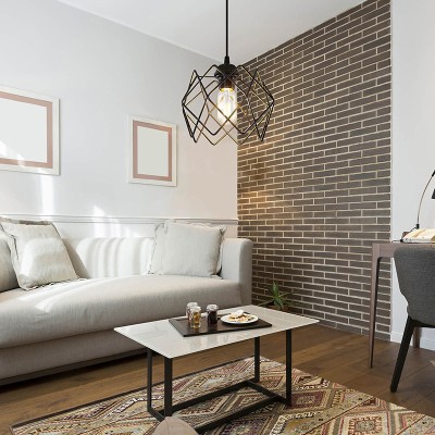 Φωτιστικό οροφής μονόφωτο PWL-1021 pakoworld Ε27 μαύρο Φ23.5x16εκ