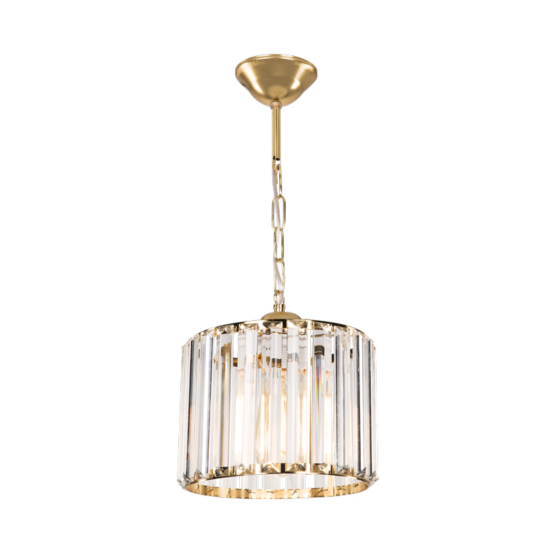 Φωτιστικό οροφής μονόφωτο Lavina pakoworld Ε27 σε χρυσή απόχρωση Φ20x20εκ