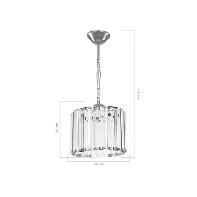 Φωτιστικό οροφής μονόφωτο Lavina pakoworld Ε27 σε χρυσή απόχρωση Φ20x20εκ