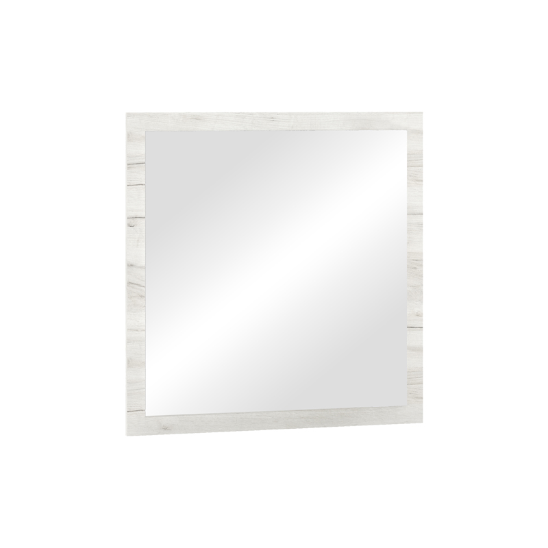 Τουαλέτα-καθρέπτης Neruda pakoworld λευκό antique-oak 114,5x39,5x76εκ