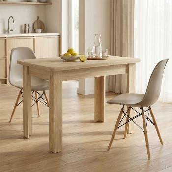 Τραπέζι Celeste pakoworld sonoma 100x60x73.5εκ