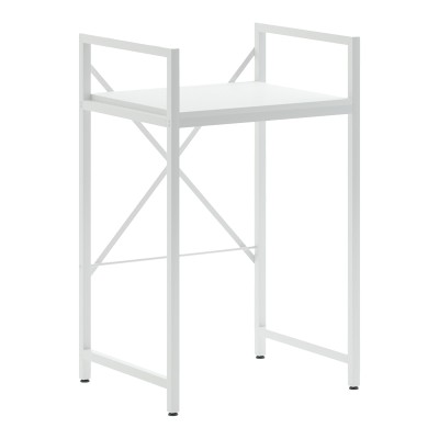 Ραφιέρα στήριξης πλυντηρίου - στεγνωτηρίου Delavar pakoworld μέταλλο λευκό 72x60x116εκ