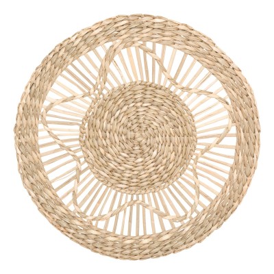 Διακοσμητικό τοίχου Lela pakoworld σετ 3 τεμαχίων φυσικό