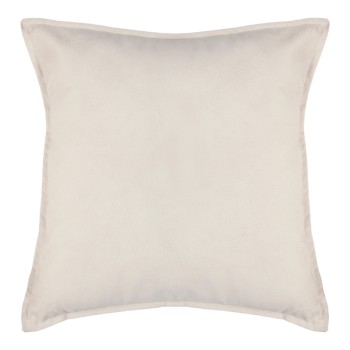 Μαξιλάρι διακοσμητικό Glober pakoworld ύφασμα σε ιβουάρ απόχρωση 45x45εκ