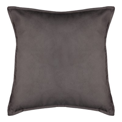 Μαξιλάρι διακοσμητικό Derfon pakoworld ύφασμα σε ανθρακί απόχρωση 55x55εκ