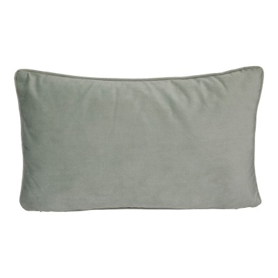 Μαξιλάρι διακοσμητικό Lubel pakoworld ύφασμα σε μέντα απόχρωση 30x50εκ