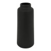 Βάζο Bender pakoworld κεραμικό σε μαύρη απόχρωση Φ12x30εκ