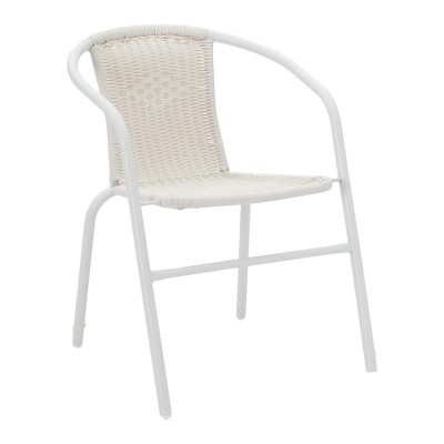 Τραπεζαρία Ensure-Obbi I σετ 5τεμ pakoworld μέταλλο-pe λευκό