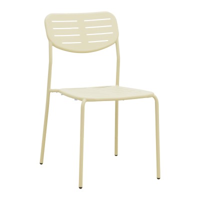 Τραπεζαρία Moraja Deraby Ι pakoworld σετ 5τεμ κρεμ μέταλλο 140x80x72εκ