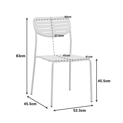 Τραπεζαρία Moraja Deraby Ι pakoworld σετ 5τεμ κρεμ μέταλλο 140x80x72εκ