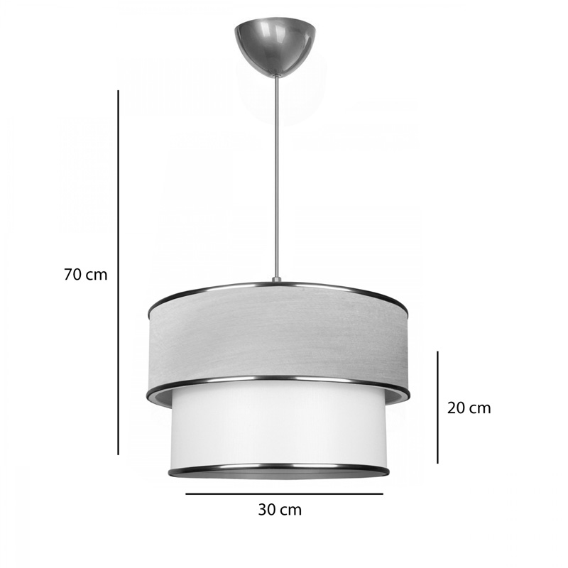Φωτιστικό οροφής μονόφωτο PWL-1089 pakoworld Ε27 εκρού-χρυσό Φ30x20εκ