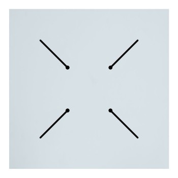 Επιφάνεια τραπεζιού Fervor pakoworld HPL ivory 70x70εκ πάχους 12mm