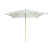 Ομπρέλα επαγγελματική Solis pakoworld μέταλλο - αλουμίνιο μονοκόμματος ιστός σε φυσική απόχρωση-κρεμ απόχρωση 250x250x235εκ