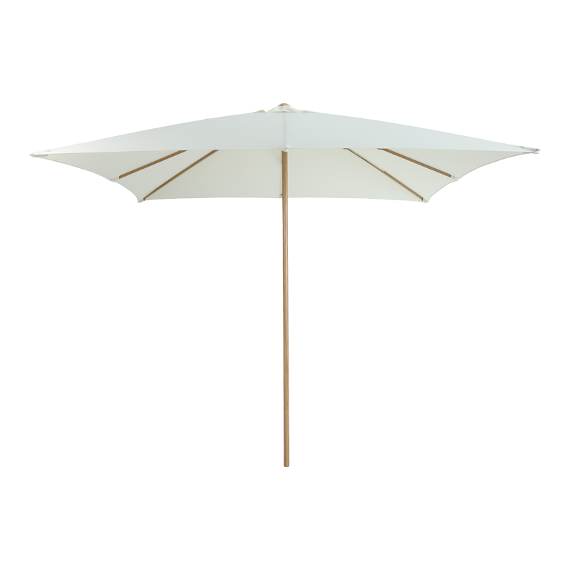 Ομπρέλα επαγγελματική Solis pakoworld μέταλλο - αλουμίνιο μονοκόμματος ιστός σε φυσική απόχρωση-κρεμ απόχρωση 250x250x235εκ