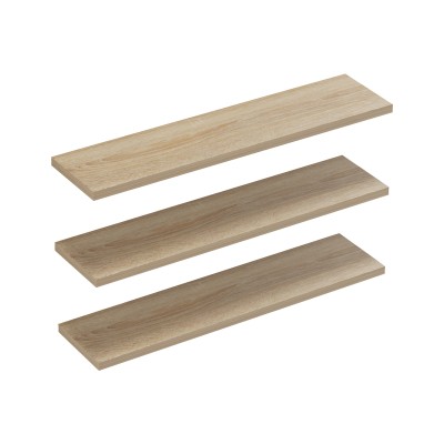 Ραφιέρα τοίχου Divar pakoworld sonoma 60x14.5x1.8εκ