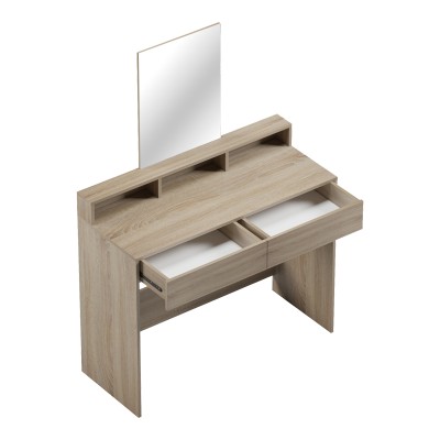 Τουαλέτα κρεβατοκάμαρας Frentsel pakoworld σε sonoma απόχρωση 100x40x140εκ