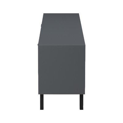 Έπιπλο τηλεόρασης Tuscany pakoworld sonoma-ανθρακί 180x41x51εκ