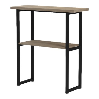 Κονσόλα Solain pakoworld sonoma-μαύρο μέταλλο 79x29x85εκ