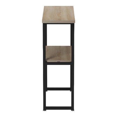 Κονσόλα Solain pakoworld sonoma-μαύρο μέταλλο 79x29x85εκ