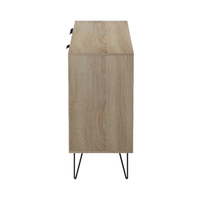 Μπουφές Balain pakoworld sonoma-ανθρακί 142x35.5x83εκ