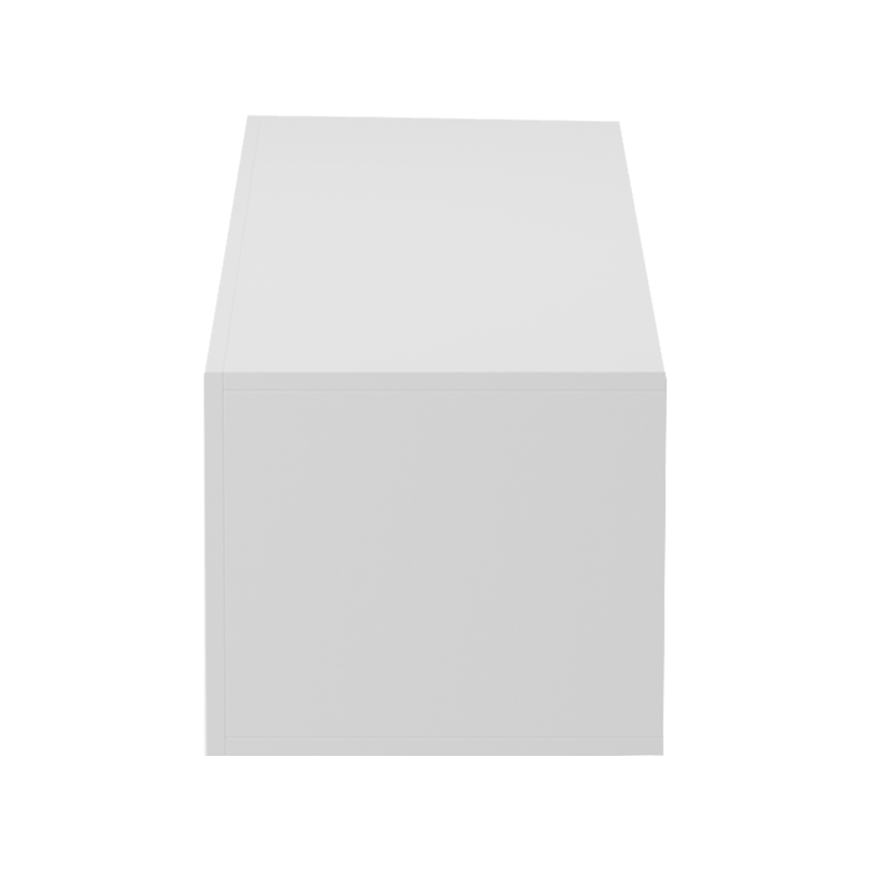 Έπιπλο τηλεόρασης επιτοίχιο με Led Rival pakoworld λευκό 120x35x30εκ