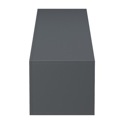 Έπιπλο τηλεόρασης επιτοίχιο με Led Rival pakoworld ανθρακι 180x35x30εκ