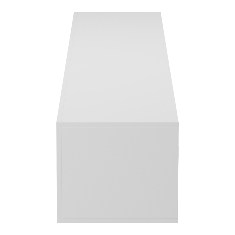 Έπιπλο τηλεόρασης επιτοίχιο με Led Rival pakoworld λευκό 210x35x30εκ