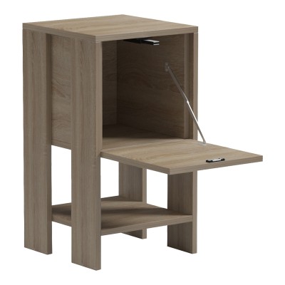 Κομοδίνο Reppo pakoworld sonoma 30x30x55εκ