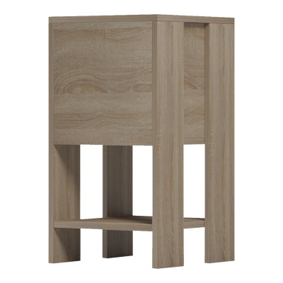 Κομοδίνο Reppo pakoworld sonoma 30x30x55εκ