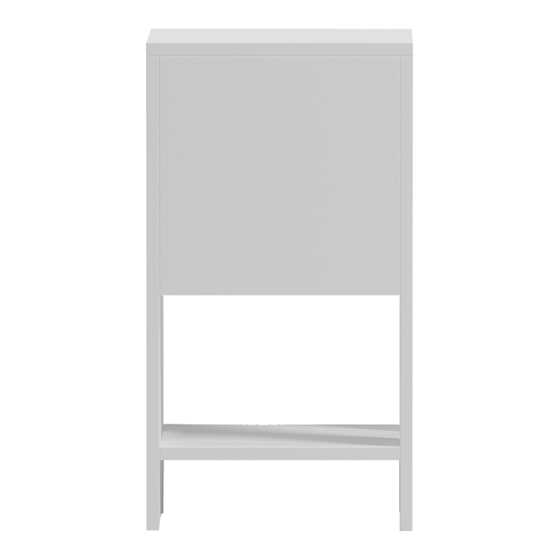 Κομοδίνο Reppo pakoworld λευκό 30x30x55εκ