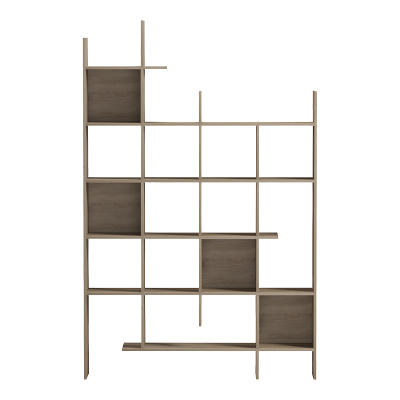 Βιβλιοθήκη Manco pakoworld sonoma 122x25.5x188εκ