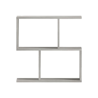 Βοηθητικό τραπέζι-βιβλιοθήκη Wesmol pakoworld γκρι όψη μαρμάρου 50x20x50εκ