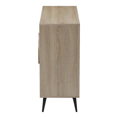 Μπουφές Gora pakoworld sonoma-ανθρακί 110x35.5x82εκ